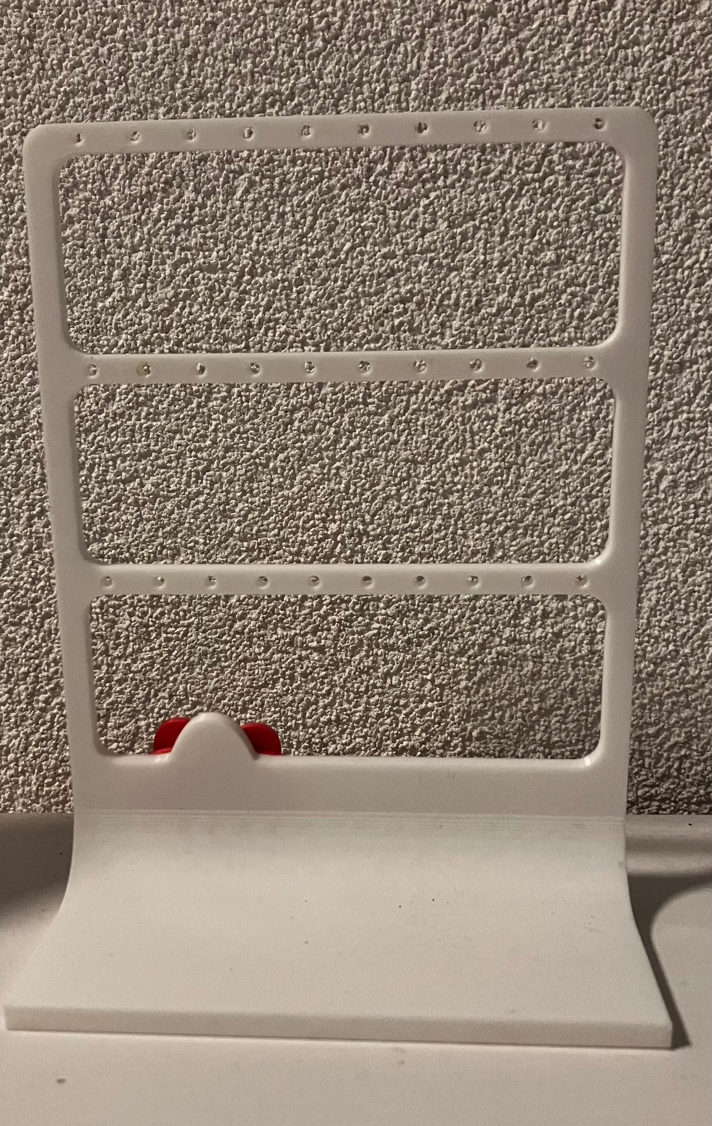 Oorbellen houder wit