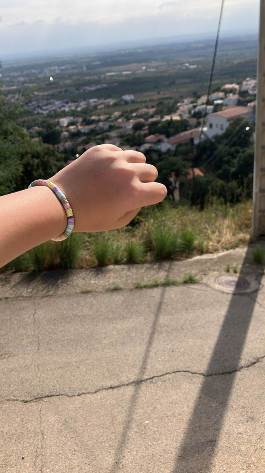 Armbandje uitrekbaar meerkleurig