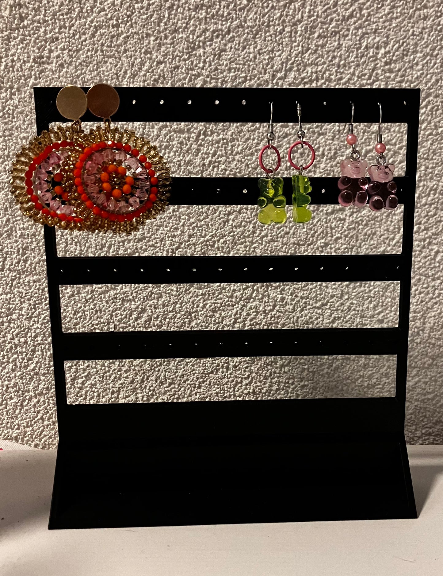 Oorbellen houder zwart