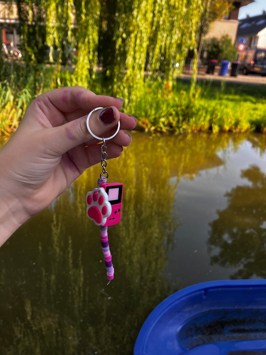 Sleutelhanger roze