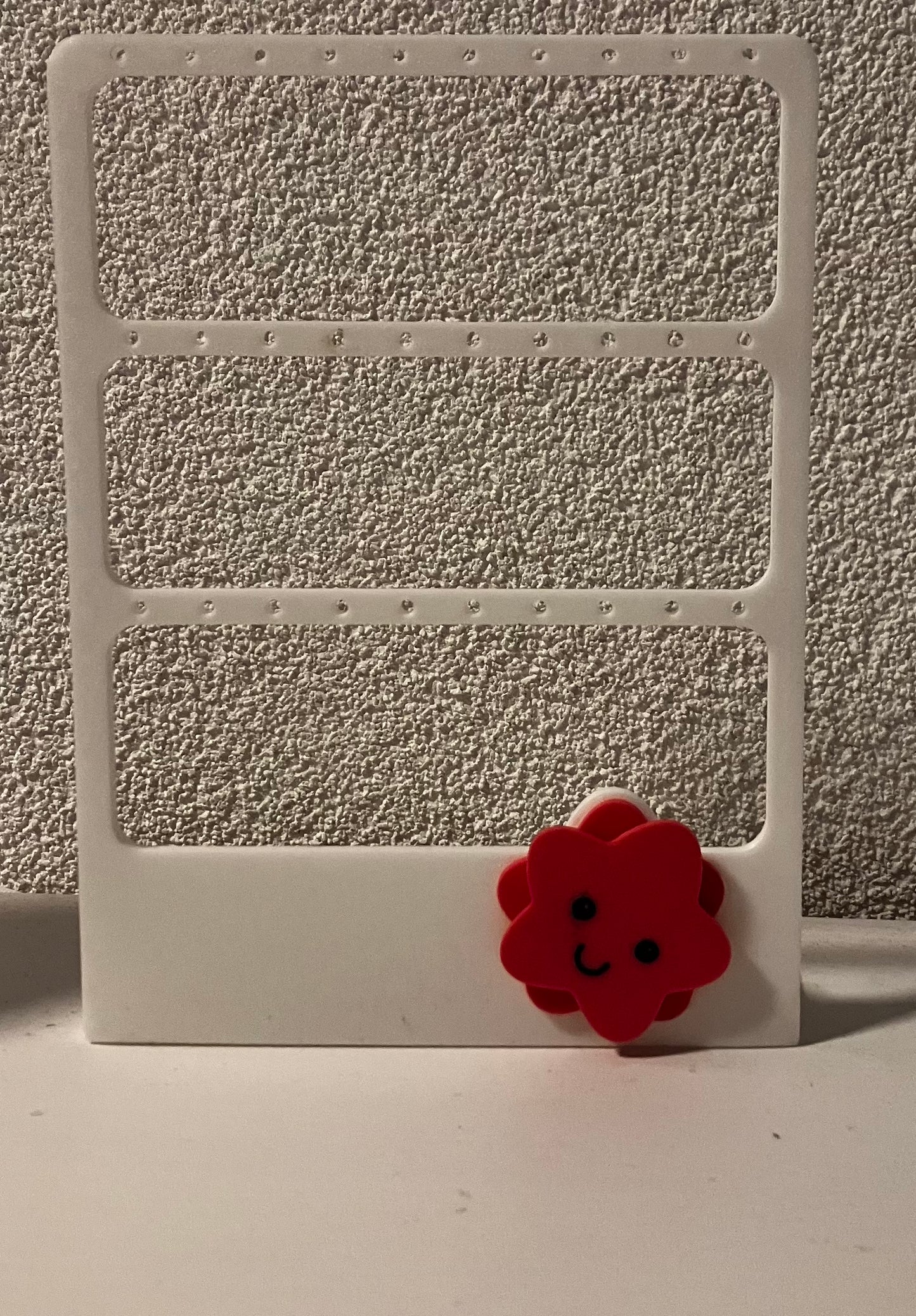 Oorbellen houder wit