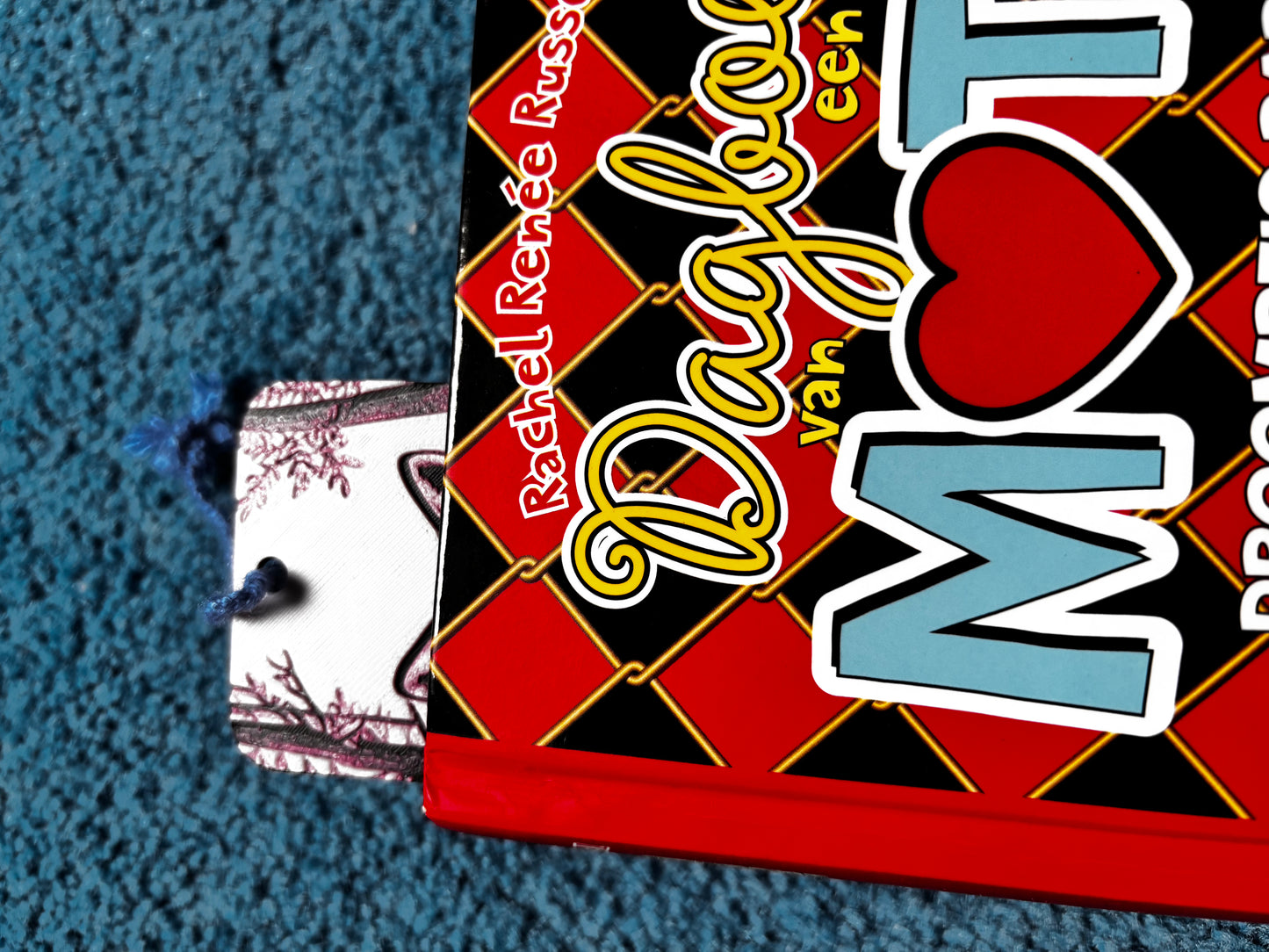 Boekenlegger van vos paars