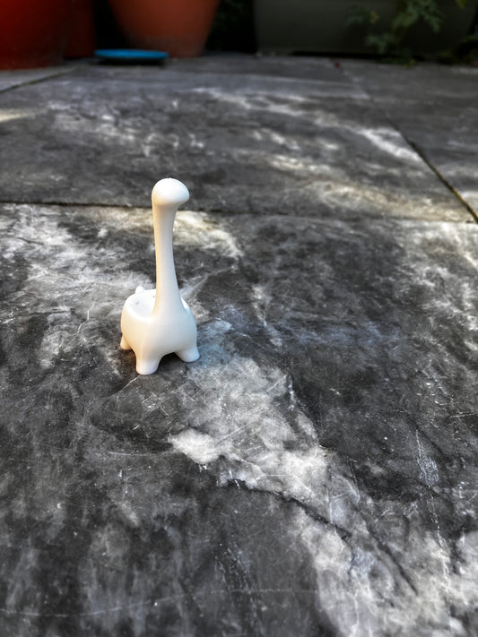 Ring houder dino wit